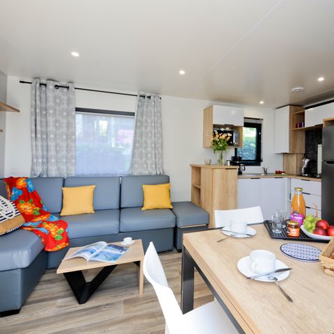 Mobile home 6 persons - R-Home 32m² (3 CH 1 SDB) Terrace Sea view