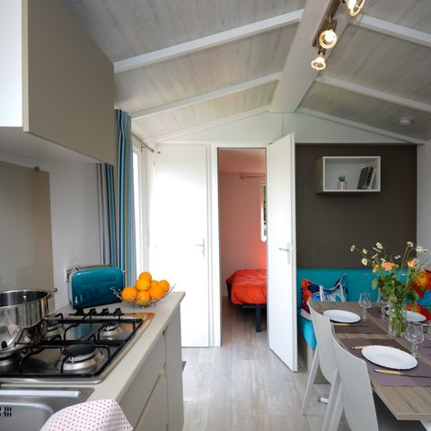 Stacaravan 4 personen - Privilège 2bed - TV - 22m² zonder zeezicht