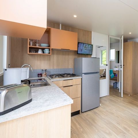 Mobile home 4 persons - Privilège 2bed - TV - 27m²- sea view