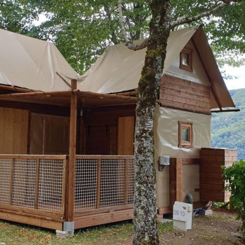Lodge 4 personen - LODGE CONFORT AVENTURE 2 slaapkamers 4/5pers - 25m2