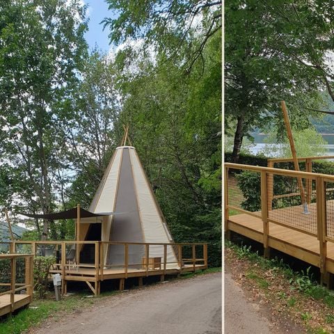 HÉBERGEMENT INSOLITE 5 personnes - TIPI HOME 3ch 5pers - sans sanitaire - 34m2