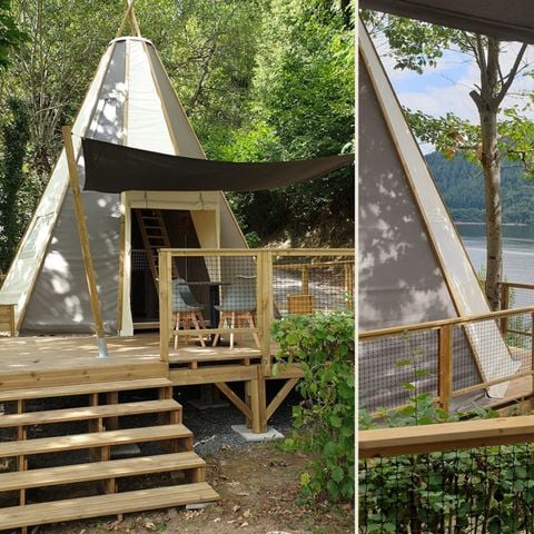 Insolite 5 personnes - TIPI HOME 3ch 5pers - sans sanitaire - 34m2