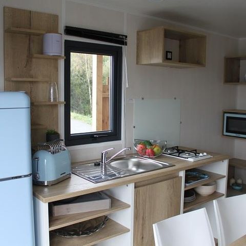 Mobilheim 5 personen - CABANE GLAMPING 2Zi - 5Pers - ohne Sanitäranlagen - 22m2