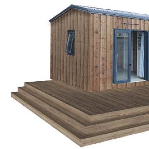 MOBILHOME 5 personnes - CABANE GLAMPING 2ch - 5 pers - sans sanitaire - 22m2