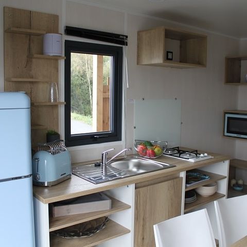 MOBILHOME 4 personnes - CABANE GLAMPING 2ch 5pers - SANS SANITAIRE - 22m2