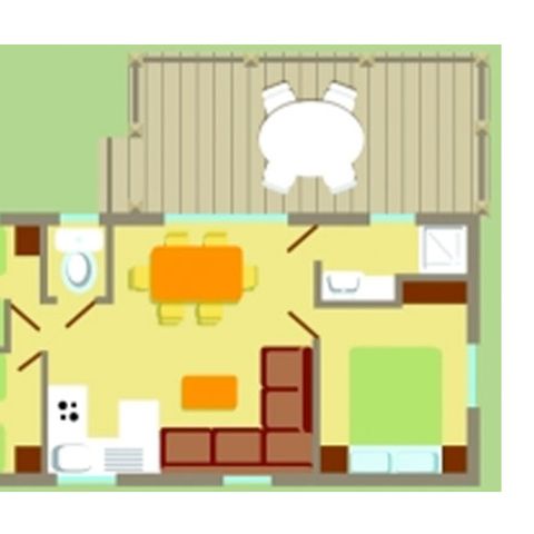 Mobile home 6 persons - COMFORT 3bed 6pers - 29m2