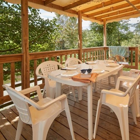 Stacaravan 6 personen - PRESTIGE 2bed - 30m2