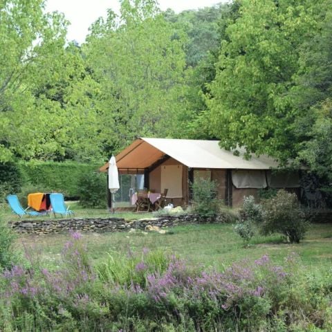 Canvas and wooden tent 5 persons - Lodge Victoria 3 Rooms 5 People Without Sanitary