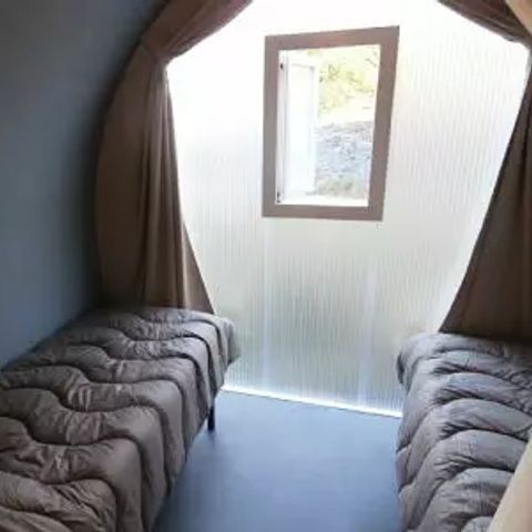 Canvas and wooden tent 4 persons - Coco Sweet 3 Rooms 4 People Without Sanitary