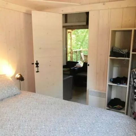 TIENDA DE LONA Y MADERA 5 personas - Cabane Lodge Africa 3 Habitaciones 5 Personas