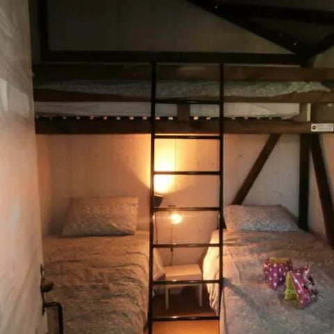 Canvas and wooden tent 5 persons - Cabane Lodge Africa 3 Rooms 5 People