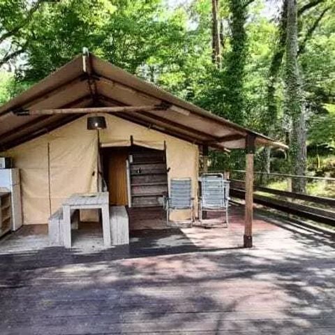 CANVAS AND WOOD TENT 4 people - Bali Tent 3 Rooms 4 People