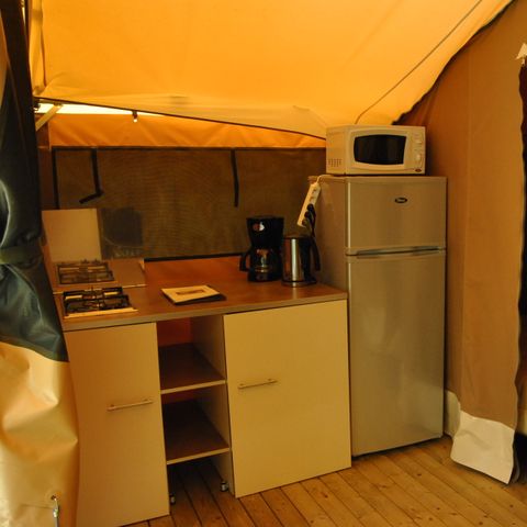 Safarizelt 4 personen - Ungewöhnlich - 2-Zimmer Lodge Zelt - ohne Sanitäranlagen - Sonntag