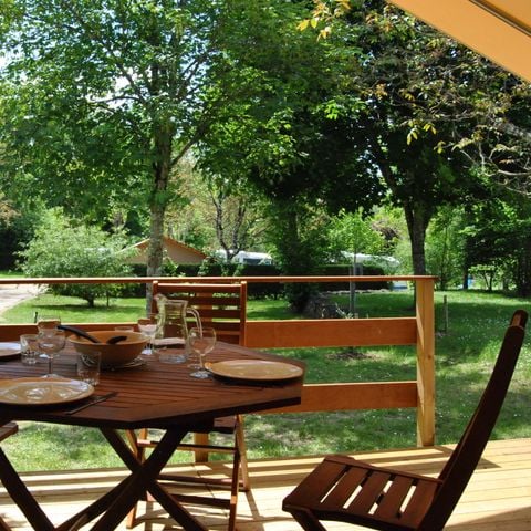 Canvas and wooden tent 4 persons - Unusual - 2 bedroom lodge tent - no sanitary facilities - Sunday