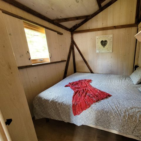 Alojamiento 5 personas - Premium - Cabane lodge Africa 2 habitaciones - con sanitarios