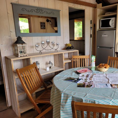 Alojamiento 5 personas - Premium - Cabane lodge Africa 2 habitaciones - con sanitarios