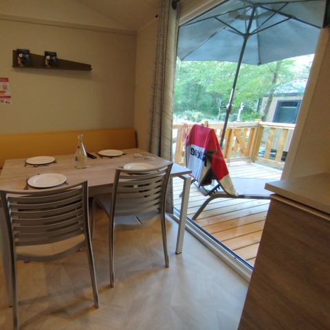 Mobile home 4 persons - Comfort 2 bedrooms - 30m² - Air conditioning + TV