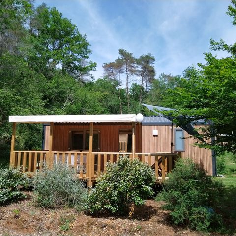 MOBILHOME 4 personas - Confort 2 habitaciones - 30m² - Climatización + TV - Domingo