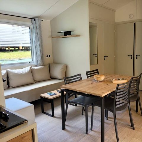 Mobilheim 6 Personen - Komfort 3 Zimmer - 33m² - Klimaanlage + TV