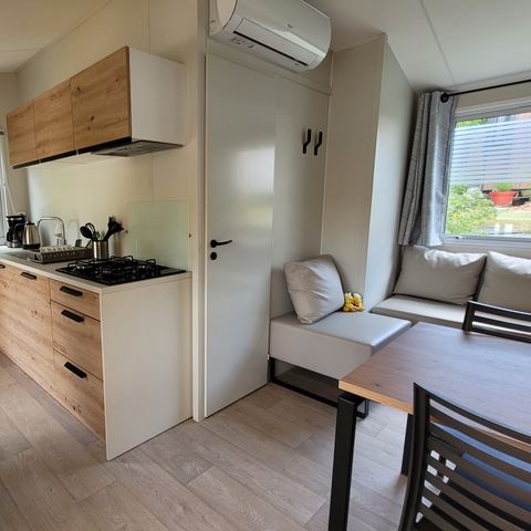 Mobile home 6 persons - Comfort 3 bedrooms - 33m² - Air conditioning + TV