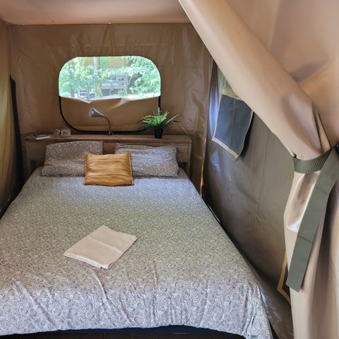 Safarizelt 4 personen - Insolite Premium - 2-Zimmer-Zelt Bali - mit Sanitäranlagen