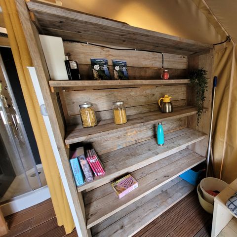 Safarizelt 4 personen - Insolite Premium - 2-Zimmer-Zelt Bali - mit Sanitäranlagen