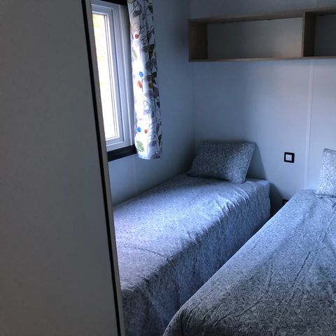 Mobilheim 6 personen - Komfort 3 Schlafzimmer - 2 Bäder - Klimaanlage + TV -.