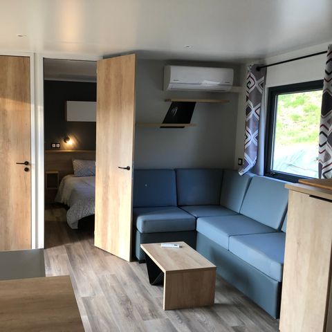 Mobile home 4 persons - Privilège 2 bedrooms - Dressing room - air conditioning + TV