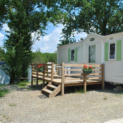 Mobilheim 4 personen - LOGGIA CLASSIC - nicht überdachte Terrasse