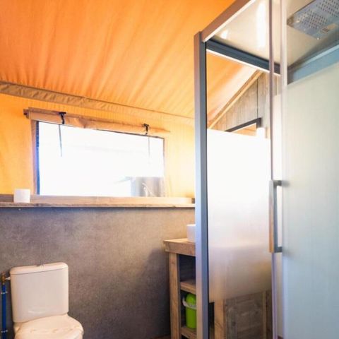 Lodge 6 personen - Zelt Ciela Nature Lodge - 3 Schlafzimmer - Voll ausgestattete Küche - Badezimmer