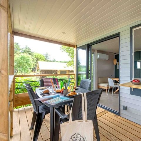 MOBILHOME 5 personnes - Ciela Privilège Bay - 2 chambres - Vue sur le lac - barbecue