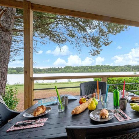 Stacaravan 5 personen - Ciela Privilège Bay - 2 slaapkamers - Uitzicht op het meer - barbecue