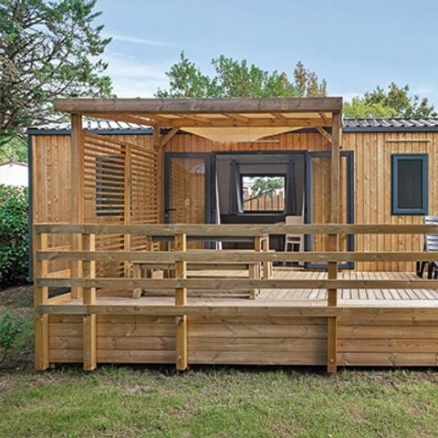 CASA MOBILE 6 persone - Ultimate | 3 Camere da letto | 6 Persone | Terrazza rialzata | 2 bagni | Aria condizionata | TV
