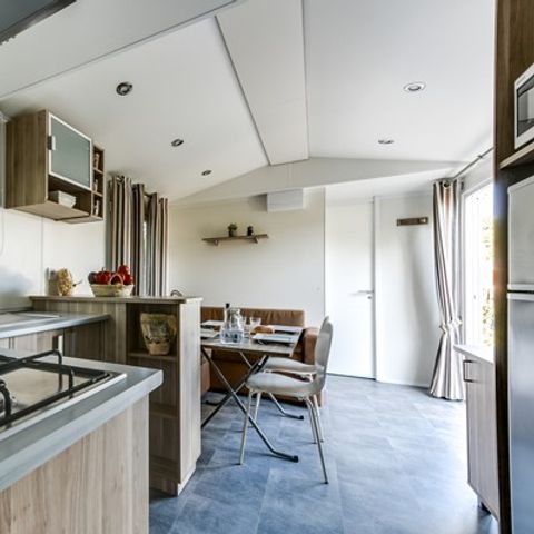 Mobilheim 4 personen - Classic | 2 Zi. | 4 Pers. | Erhöhte Terrasse