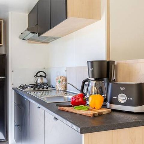 MOBILE HOME 6 people - Premium | 3 Bedrooms | 6 Pers | Covered Terrace | Tropical Shower | Air Conditioning | TV