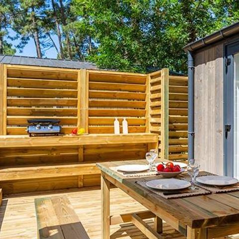 MOBILE HOME 6 people - Premium | 3 Bedrooms | 6 Pers | Raised terrace | Tropical shower | Air conditioning | TV