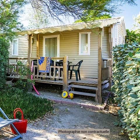 MOBILE HOME 6 people - Comfort semi-covered terrace (C7T)