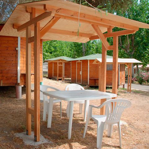 Chalet 3 personas - Mini, sin agua ni instalaciones sanitarias