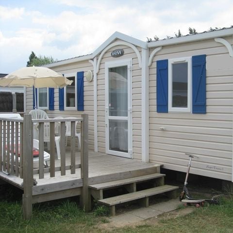 Stacaravan 6 personen - 4/6 slaapplaatsen 2 slaapkamers (airconditioning)