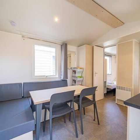 Mobilhome 4 personas - Mobil-home | Confort | 2 Dormitorios | 4 Pers. | Terraza elevada | Aire acondicionado.