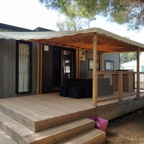 Mobilhome 6 personas - C- Casa móvil «Méditerranée» - 3 dormitorios - con aire acondicionado