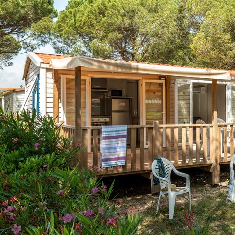 Mobilhome 6 personnes - Classic | 2 Ch. | 4/6 Pers. | Terrasse surélevée | Clim.