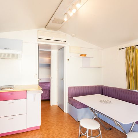 Mobilhome 6 personnes - Classic | 3 Ch. | 6 Pers. | Terrasse surélevée | Clim.