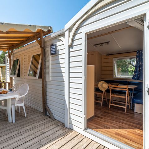Mobilhome 6 personnes - Classic | 3 Ch. | 6 Pers. | Terrasse surélevée | Clim.