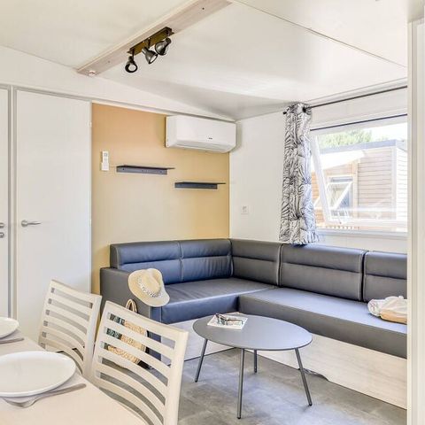 Mobilhome 4 personnes - Mobil-home | Premium | 2 Ch. | 4 Pers. | Terrasse surélevée | Clim. | TV