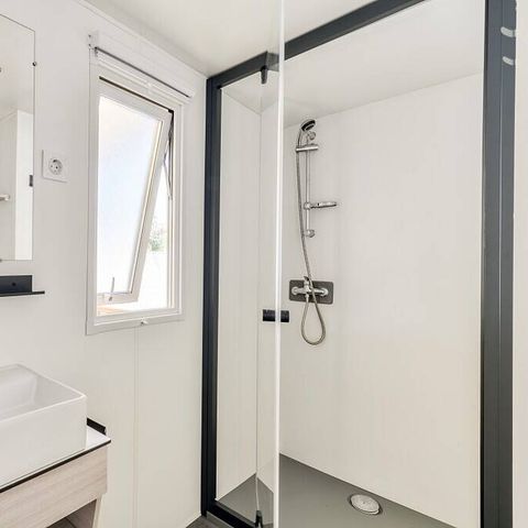 Mobilhome 4 personnes - Mobil-home | Premium | 2 Ch. | 4 Pers. | Terrasse surélevée | Clim. | TV