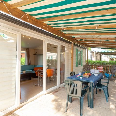 Stacaravan 6 personen - Goyave - 2 slaapkamers