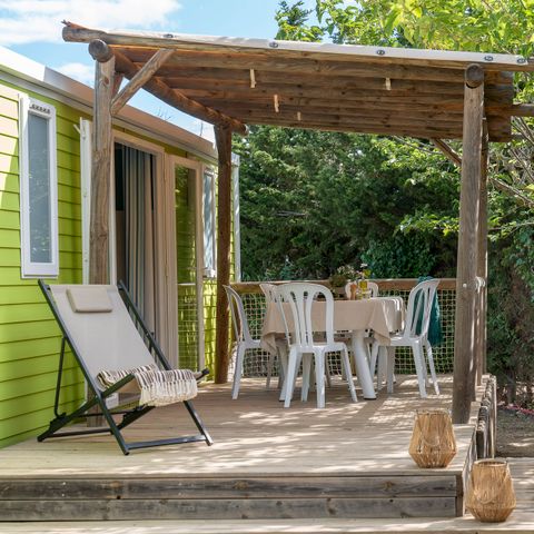 Mobilheim 6 Personen - Gamme Prestige - Cordélia - 3 Schlafzimmer / 2 Badezimmer - Klimatisiert