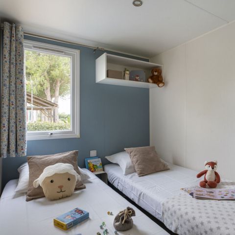 Stacaravan 6 personen - Gamme Prestige - Cordélia - 3 Slaapkamers / 2 Badkamers - Airconditioning