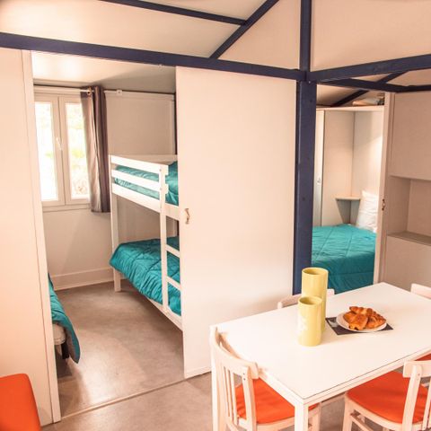 Chalet 5 personen - Komfort-Serie – Titom Est – 2 Schlafzimmer / 1 Badezimmer